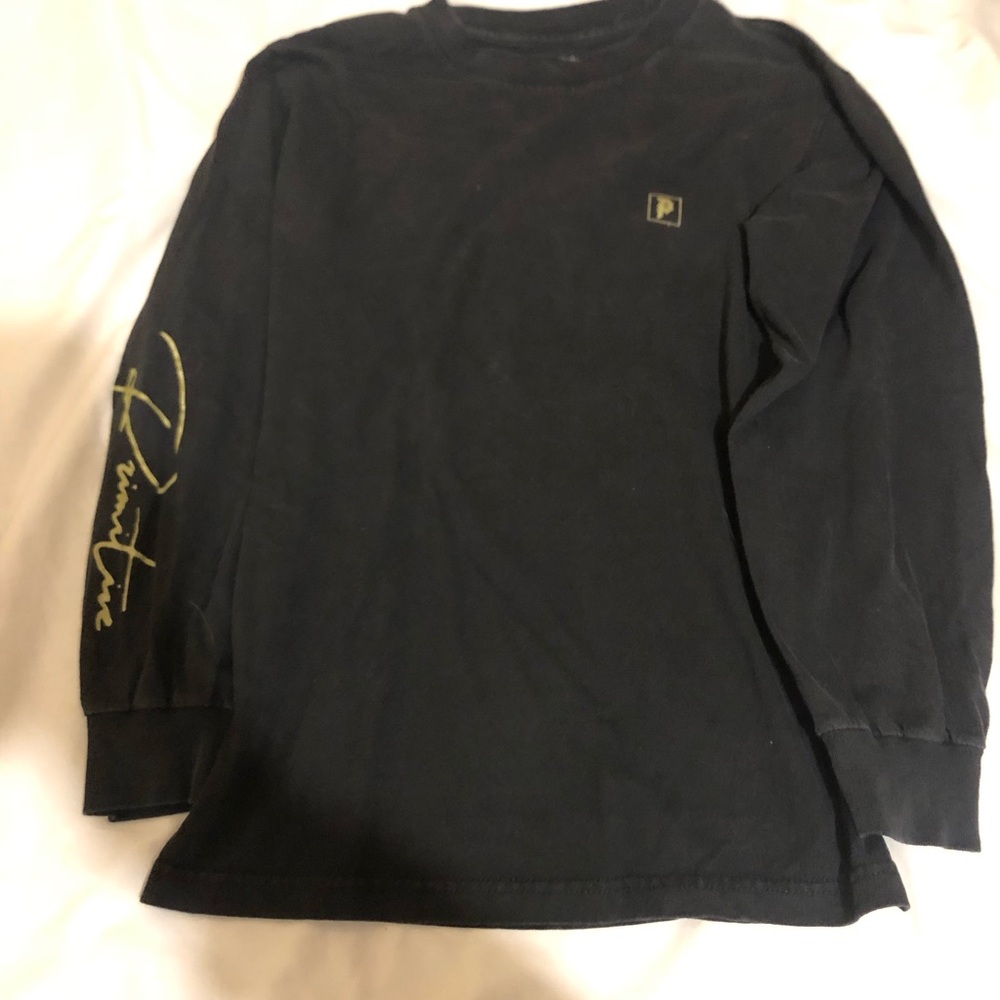 Primitive Black and Gold Long Sleeve Tee